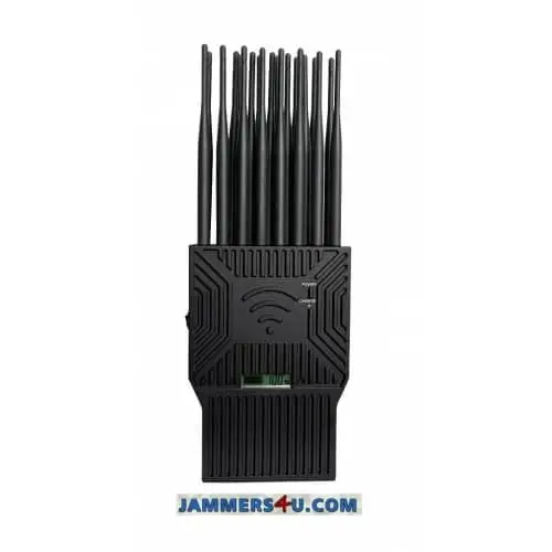JamaXPro CT-1021-5G 21 Antenna 21W 4G 5G 5Ghz GPS RC UHF WIFI All Jammer up to 30m